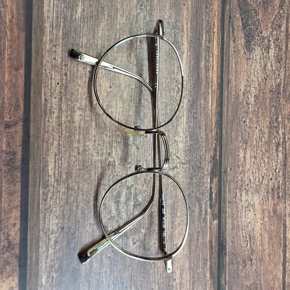 Longchamp LO2112 225 Rose Gold Round Eyeglass Frames 47-20-140 Mens Womens